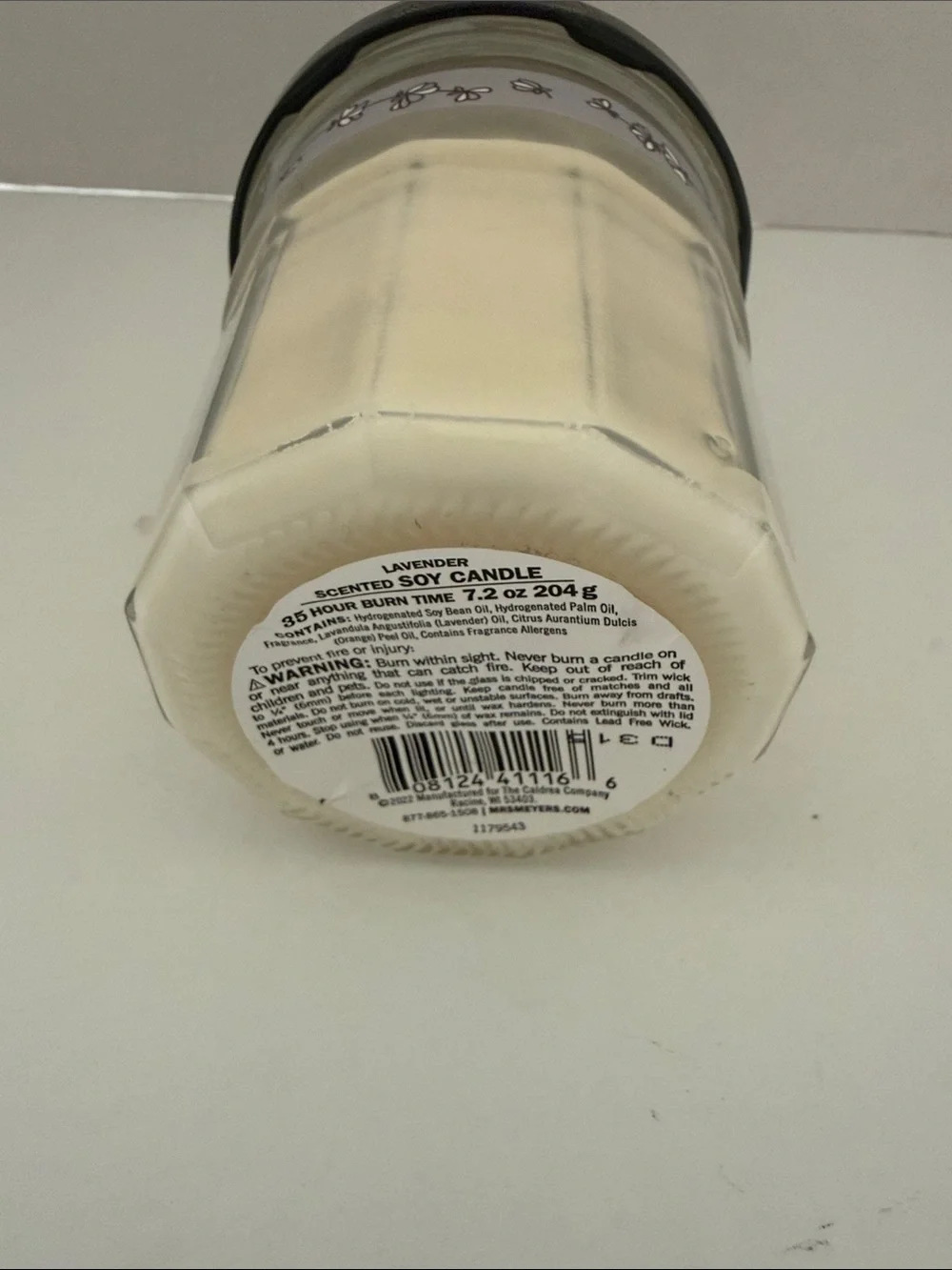 Mrs. Meyer's Clean Day Lavender Soy Candle - Cream